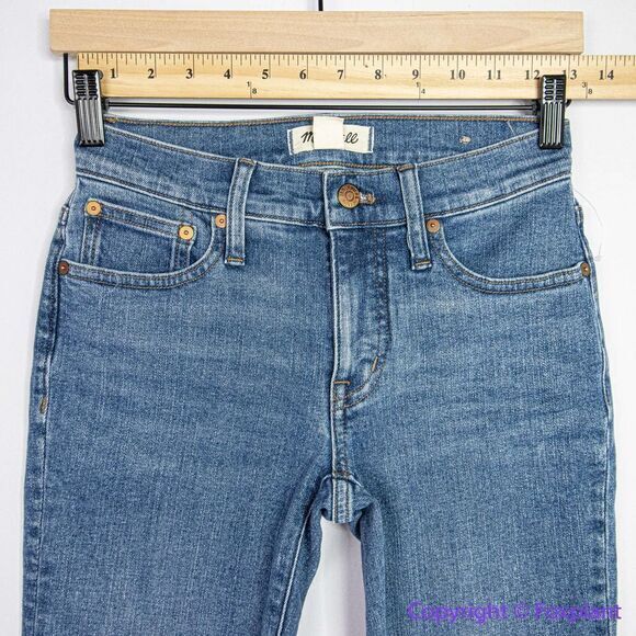 NEW Madewell the petite Kick Out Crop‎ Jeans in Cherryville Wash, 24P - Picture 4 of 14